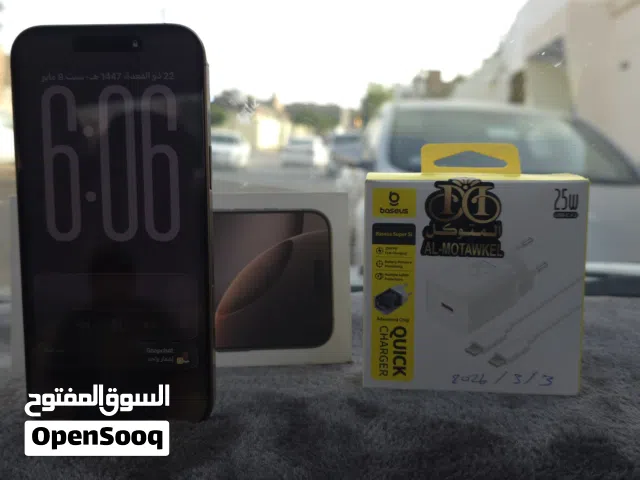ايفون 16برو مكس شبه جديد استعمال بسيط