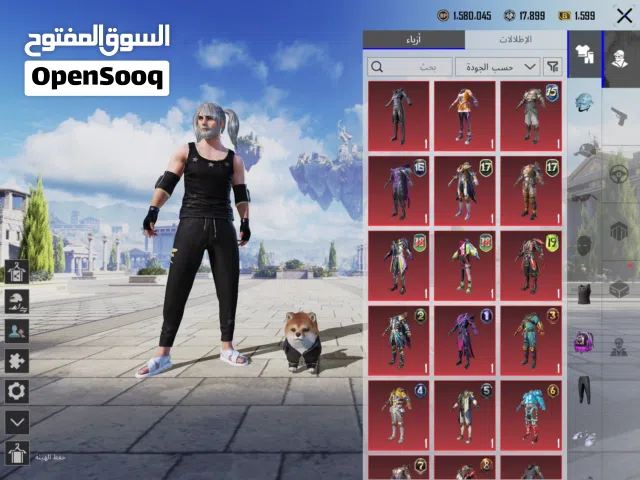 حساب ببجي فول سكنات
