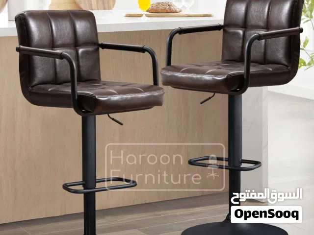 كراسي طعام ستول كافيه يتوفر باللون الابيض والبني