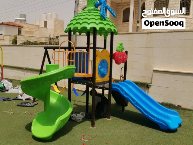 وحدات العاب خارجية متكاملة مراجيح وسحاسيل للحضانات ورياض الأطفال والمدارس والمزارع متوفر خدمة التوصي