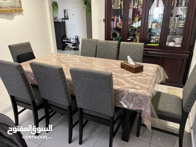 Dinning table with 8 chairs, solid wood , from Danube