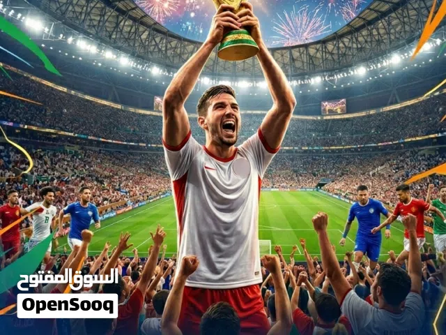 اشتراك شهر كامل لمتابعة مباريات كل دوريات وكاس العالم لا يوجد مناطق محدده دفع الكتروني وتسليم الكترو