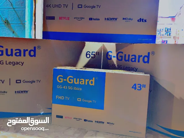 شاشة 43 جي جارد أومر صوتية بنظام 4k