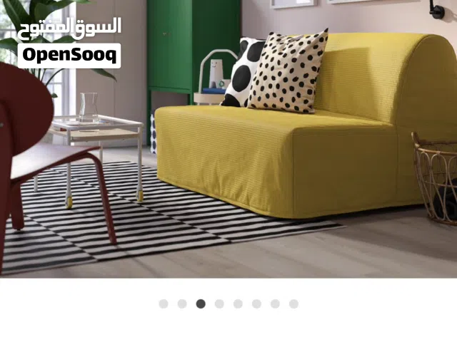 كنبة-سرير بمقعدين Sofa Bed (2 sofas available) - Barely used (like new)