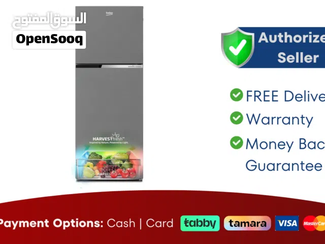 Beko 409L Top Mount Refrigerator