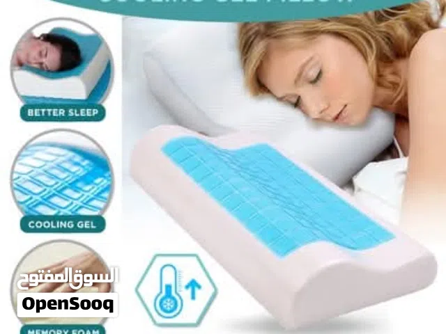 مخدة فوم جل للنوم وسادة مخده ذات الشكل المنحنى الحجم الكبير مخدات المخده الطبيه ذات الشكل المموج