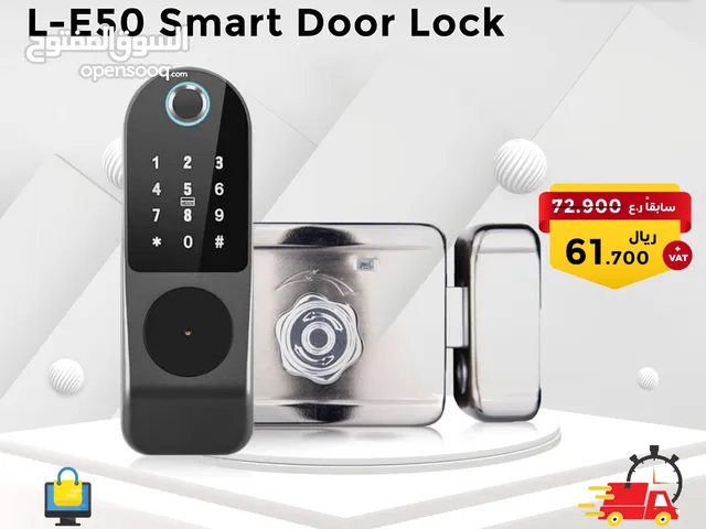 LE50 Smart Electronic Metal Door Lock with Bluetooth Mobile App, Fingerprint, RFID Card, PIN and Man