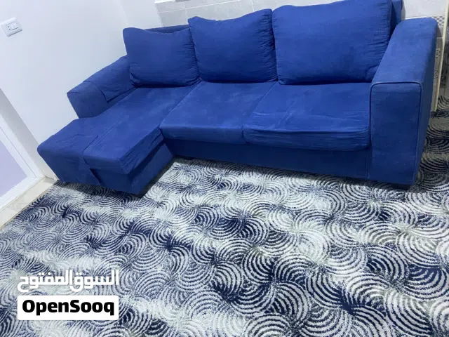كورنر حرف L بالاضافه لسجادة و طاولة وسط