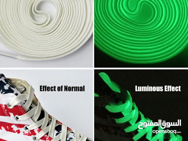 رباط حذاء يتوهج في الظلام _Glow in the dark shoelaces