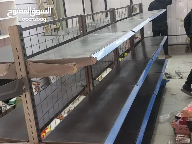 ارفف معدن وخشب للبيع