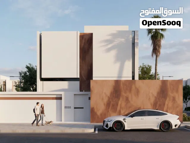 فيلا راقية و بتصاميم حديثة وتشطيبات فاخرة في مشروع حي مجد بالقرب من الجامعات ومستشفى صحار