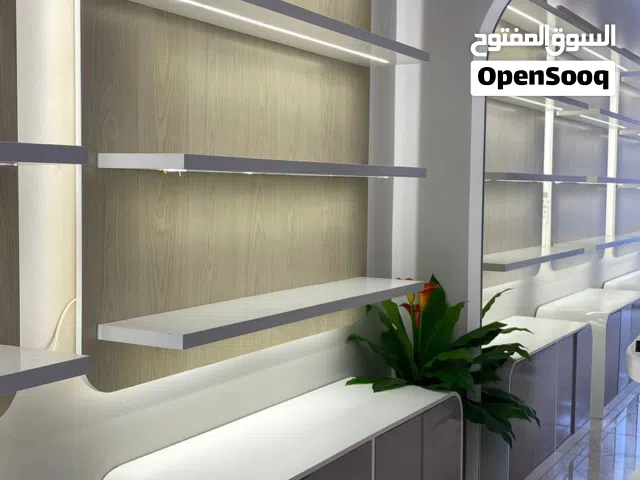 ارفف محل للبيع خشب اصلي