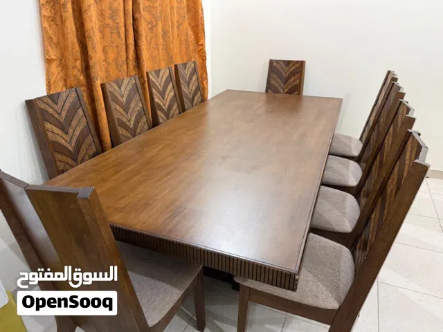 Wooden Dining Table For 10 Person with Buffet Table