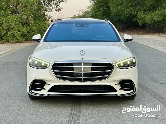Mercedes benz S500 V6 year-2021 GCC AMG 4Matic full option panoramic front and rear axle steering