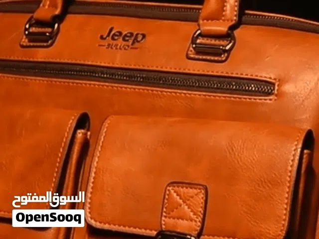 حقيبة جلد ( ماركة JEEP ) عدة استعمالات