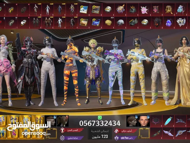 Pubg Accounts and Characters for Sale in Dammam