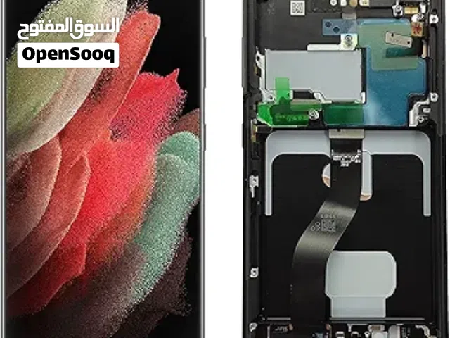 مطلوب شاشه سامسونج s21 التر لو فيه شعر عادي