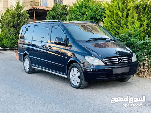 باص مرسيدس فيتو 2007 لون كحلي بحاله الوكاله شصي وسط محير تب نضافه قير عادي