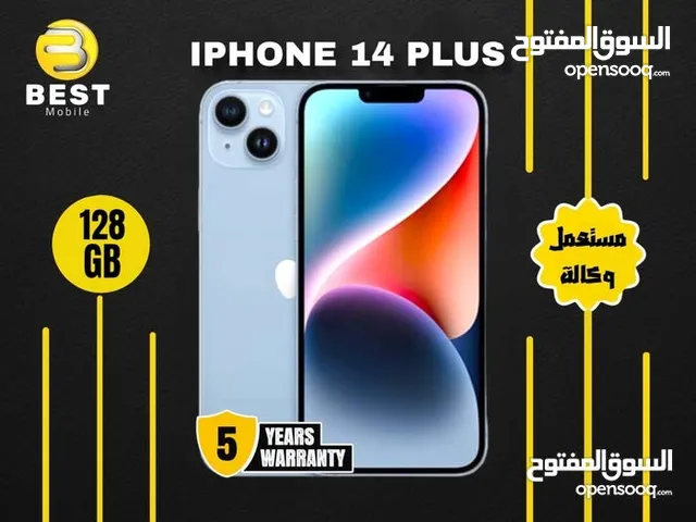 متوفر الأن بسعر مميز ايفون 14 بلس مستعمل وكالة /// iPhone14 plus 128GB