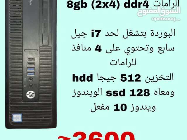 كيسة جيل سادس بحالة كويسة تشغل العاب متوسطة وجاهزة للتشغيل مباشرة +شاشة 17 بوصة