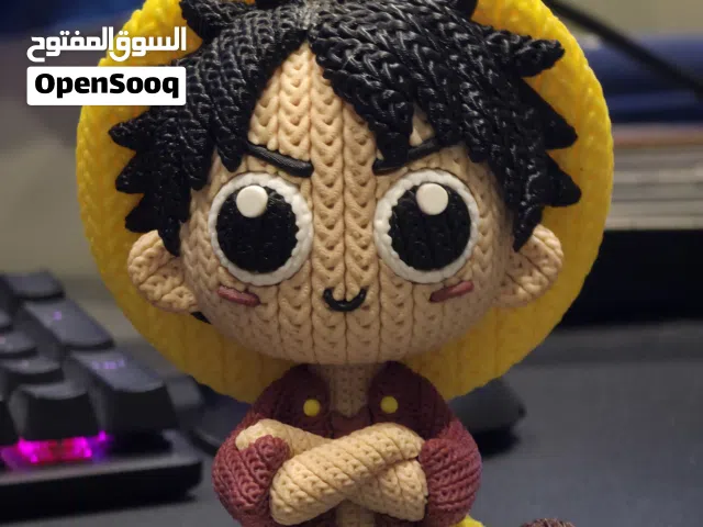 مجسم لوفي بتصميم الخياطة (Luffy Knitted Style)