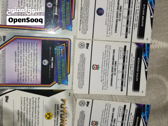 Topps Finest Champions League Cards - Mbappé, Salah, Bellingham”