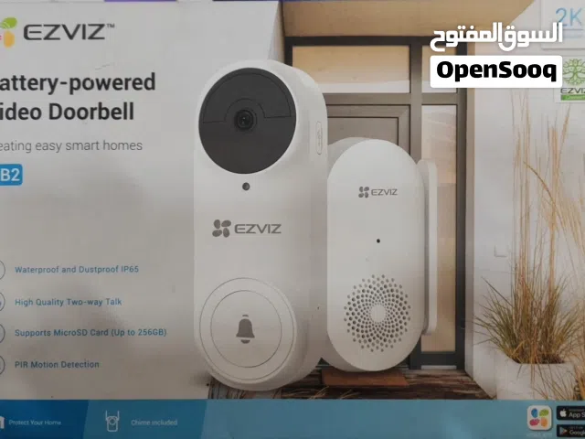 جرس باب فيديو ذكي من شركه ازفز طراز  EZVIZ DB2.  ماركه عالميه بدقه 2K