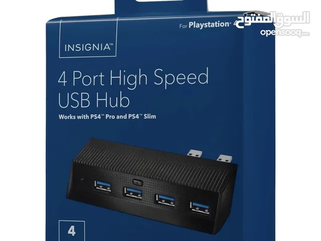 4-Port USB Hub for PS4 Pro/Slim   موزع USB بأربعة منافذ لجهاز PS4 Pro/Slim