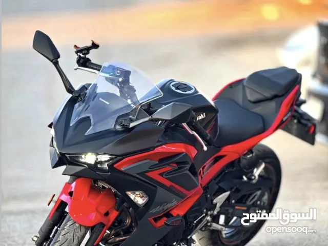 نينجا 500 2025 مازالت جديده بمرحلة التجربه قطعت مسافة 200 كم فقط