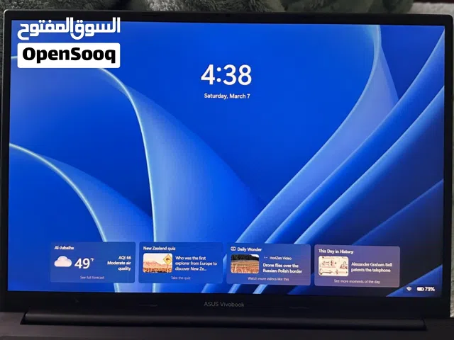 للبيع ASUS VivoBook 16 Core i9 رام 16GB/ 512 SSD (يوجد طريقه للاقساط)