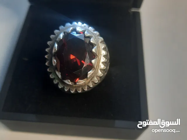 خاتم روبي ثمين السعر +فضه925