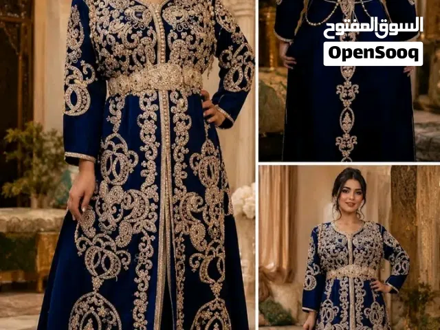 caftan bleu