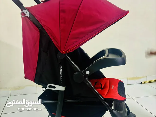 Juniors Lorenzo Red Stroller with Car Seat Travel System (Upto 3 years)