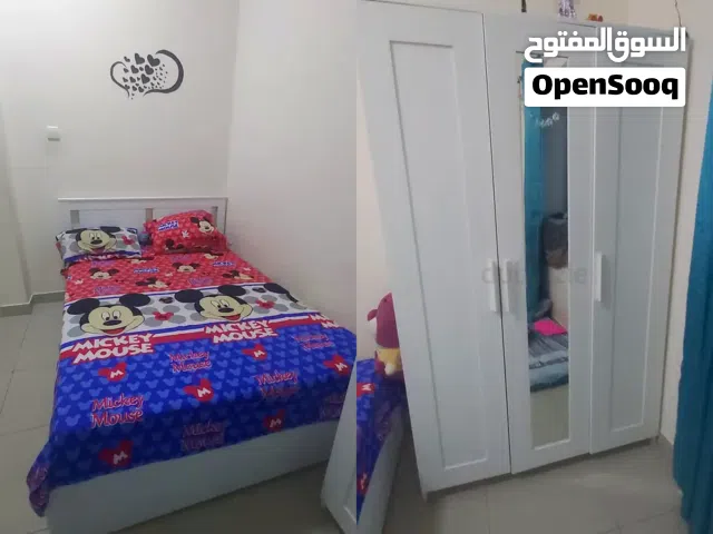 IKEA Double Bed with mattress and Cupboard - Queen Size - Good condition