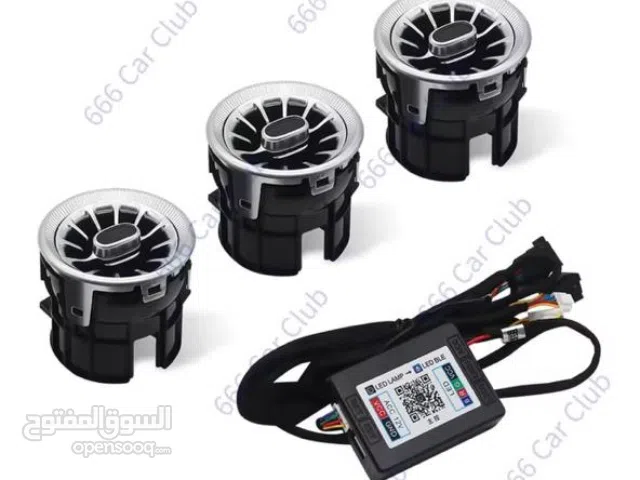 For Ford Mustang 2015-2023 64 Colors Air Vents LED Turbo Grille Ambient Light 3P