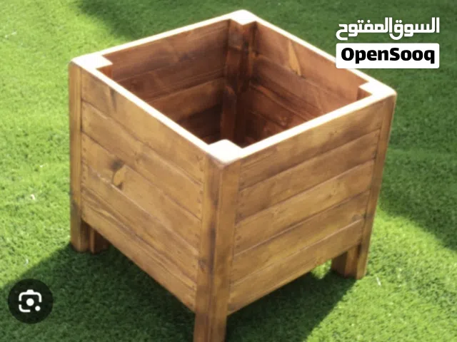 wooden garden pot for sale