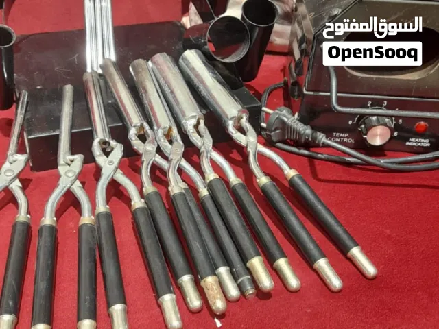 طقم مكواة شعر مارسل احترافي (مجموعة كاملة) مع السخان الخاص بها