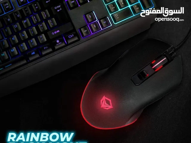 MEETION BACKLIT C-510 RAINBOW GAMING KEYBOARD AND MOUSE COMBO-كيبورد وماوس سلكي قيمينق مضيء ميشن