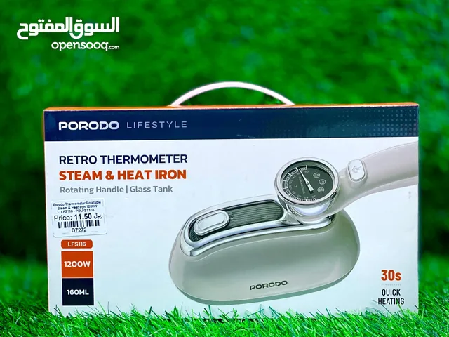 PORODO RETRO THEROMETER STEAM & HEAT IRON