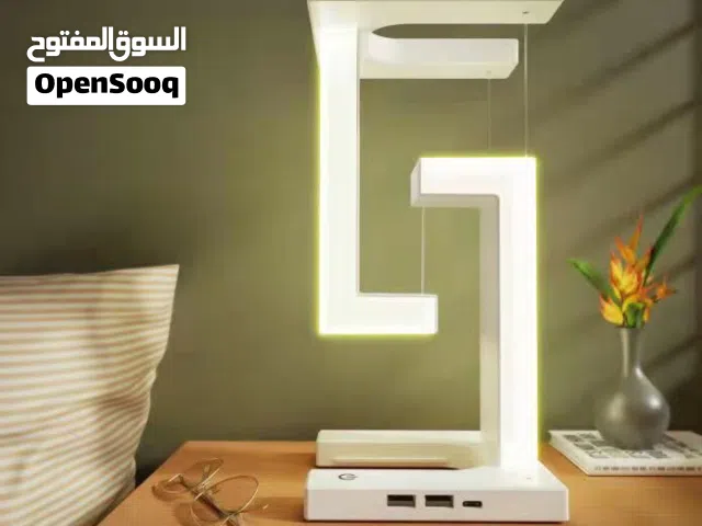 اباجورة وشاحن وايرلس