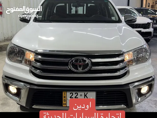 هايلوكس 2024 كويتي رقم اربيل ماشية 8 الاف للبيع