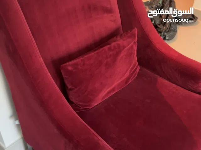 two red comfy chairs