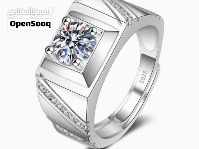 Luxury Moissanite Ring Men’s  1 Carat Diamond Look