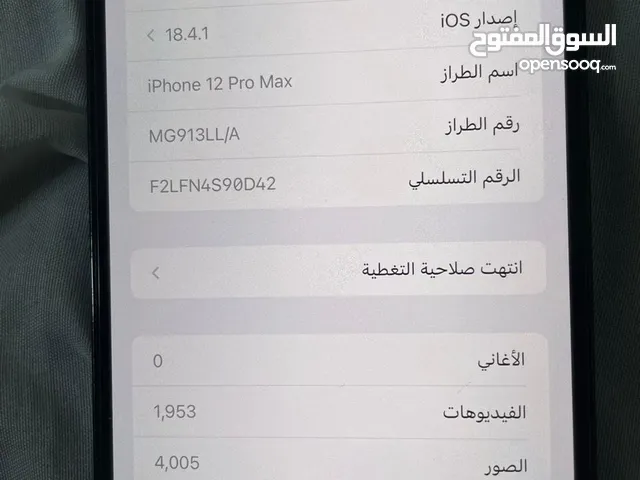 12pro max وكالة مش مغير فيه اشي بطارية 80%