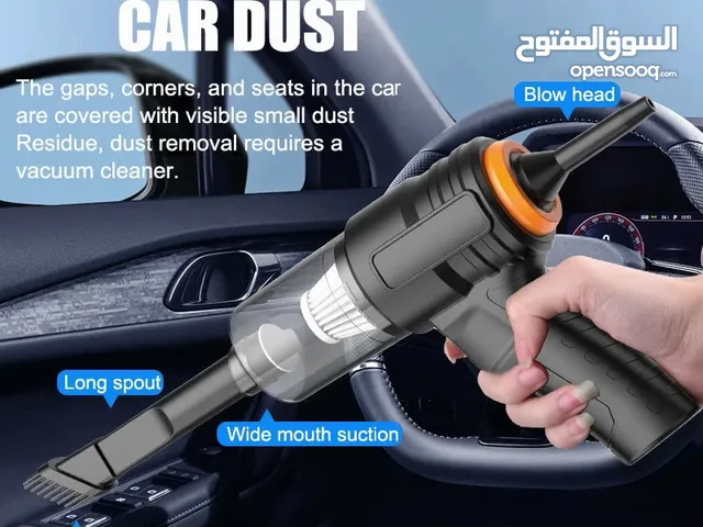 Wireless 2-in-1 Air Duster / Vacuum Cleaner with USB Charging and Powerful Blowing and Suction