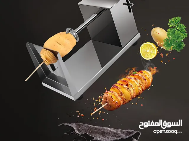 قطاعة البطاطا الحلزونية الستانلس مصنوعة من الفولاذ المقاوم للصدأ عالي الجودة ، قوي للغاية