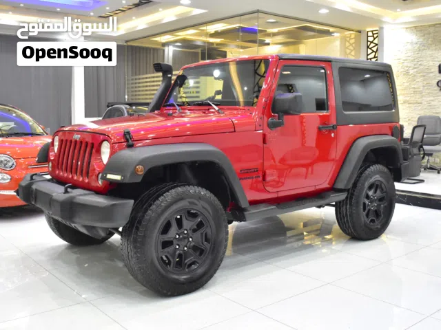 Jeep Wrangler Sport ( 2014 Model ) in Red Color GCC Specs