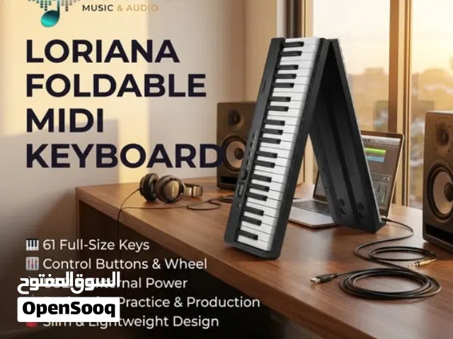 كيبورد MIDI القابل للطي من LORIANA