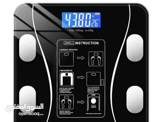 ميزان ذكي متطور لقياس الوزن والدهون وتتبع مكونات الجسم بدقة عالية عبر التطبيق – تصميم أنيق وأداء موث