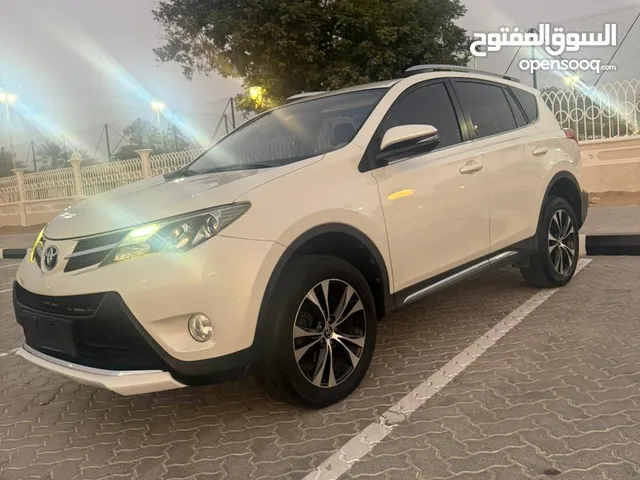 راف 4 نظيف جدا اول مالك ماشي 73600 كم خليجي اللون ابيض داخل بيج